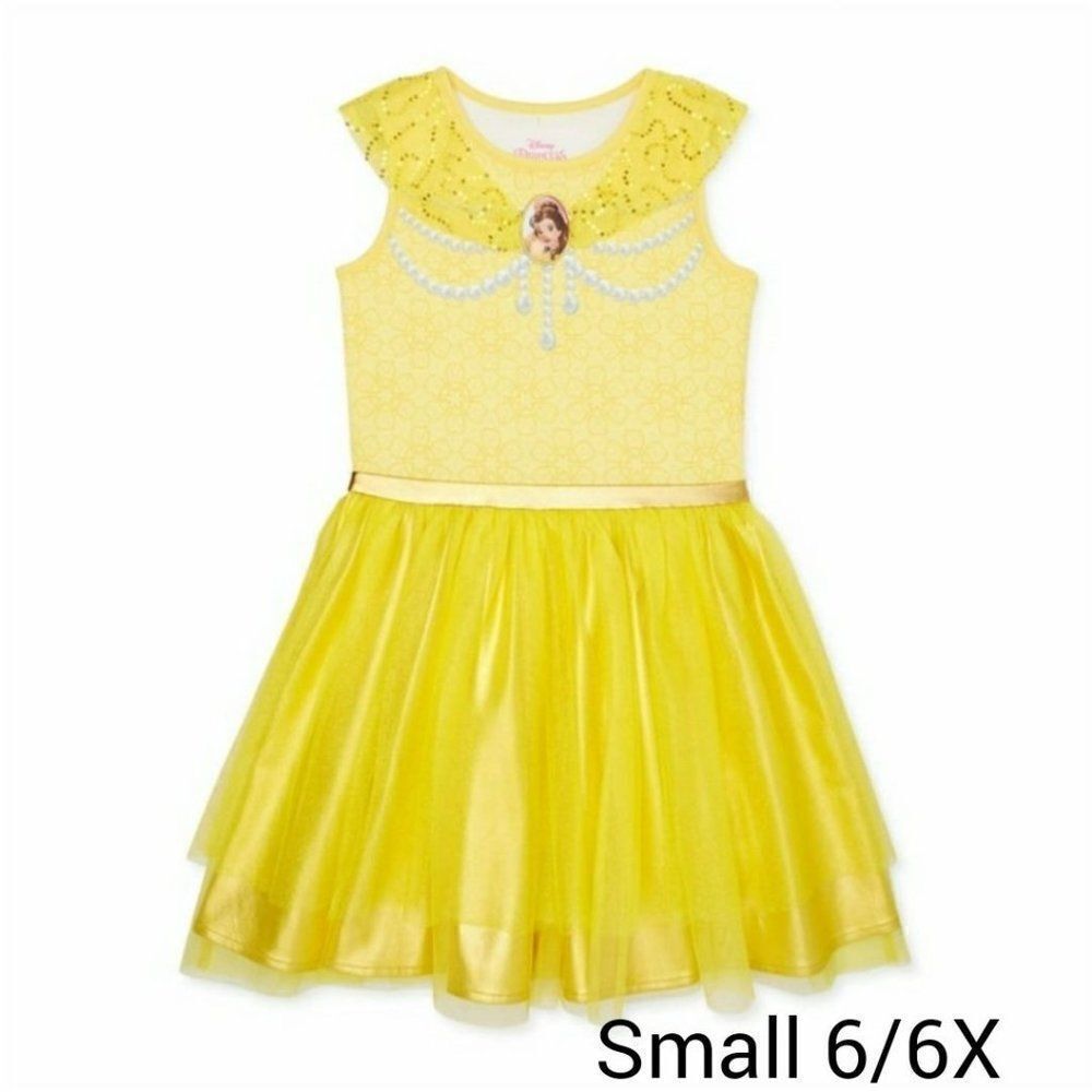 Disney Beauty and the Beast Princess Belle Cosplay Tutu Dress Costume Small